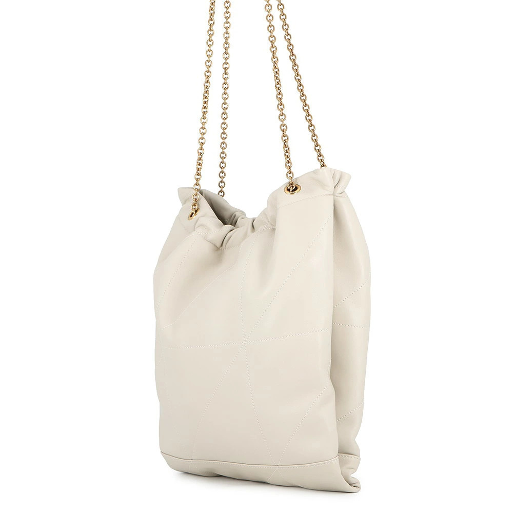Saint Laurent Bag Chain Shoulder Paris Lambskin Jamie Black